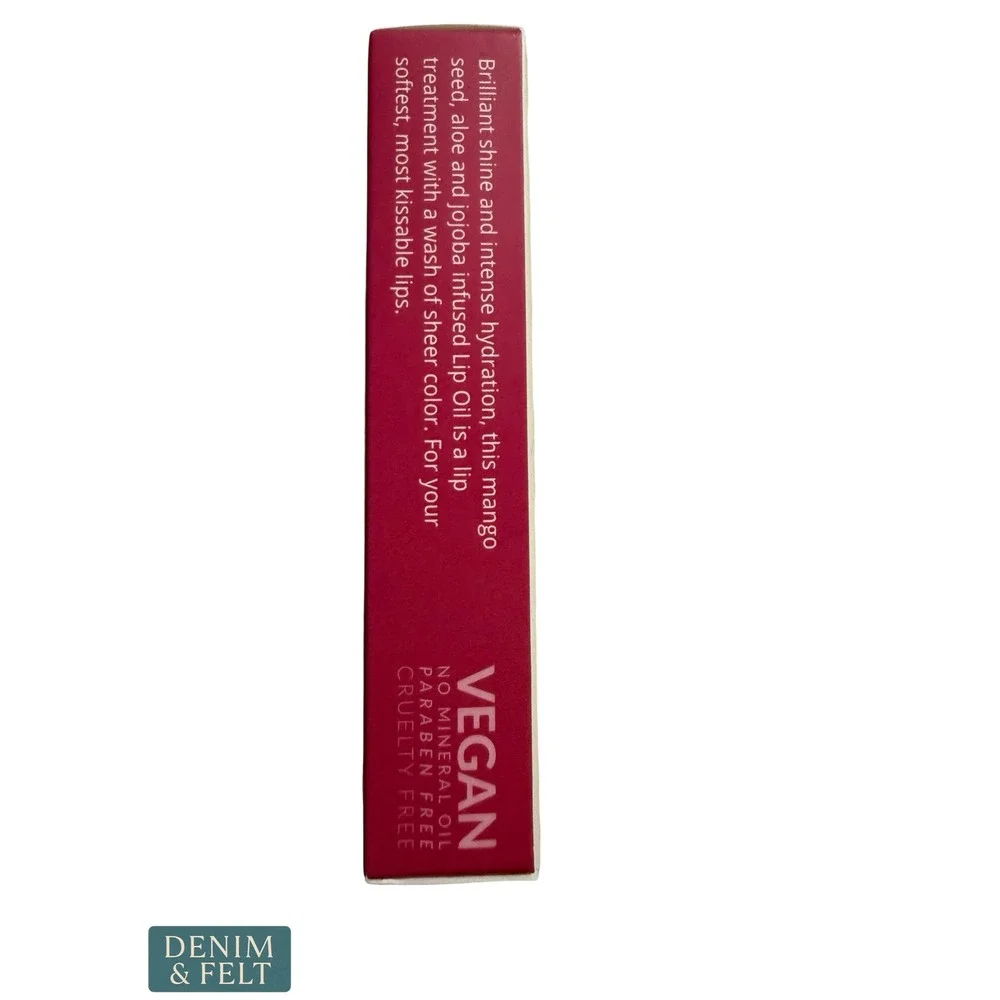 NEW Beauty For Real Lip Revival Hi-Shine Hydrating Lip Oil Raspberry Beret 6ml